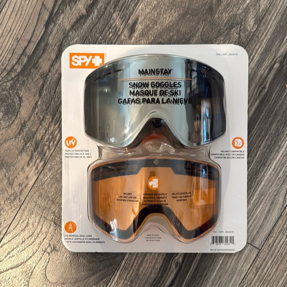 Spy snow goggles 100% up protection helmet comparable new